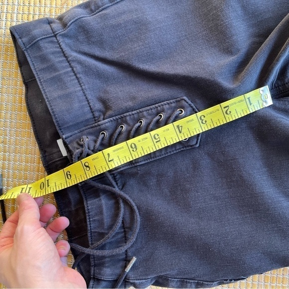 American Eagle Outfitters 360 Next Level Stretch Lace Up Denim Jean in Black - Picture 10 of 16